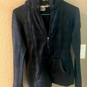 Athleta hooded zip up sweater